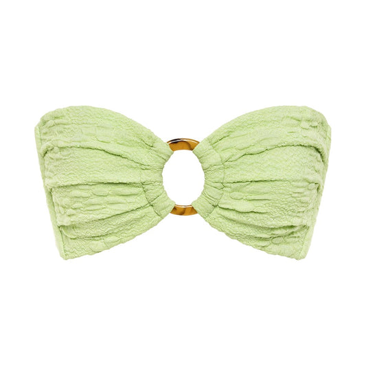 Avo Floral Tori Ties Bandeau Bikini Top