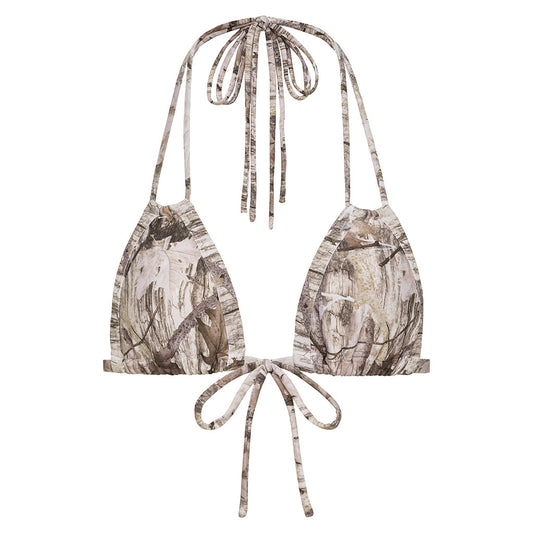 Camo Euro Bow Bikini Top