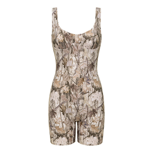 Camo Kaia Midi Onesie