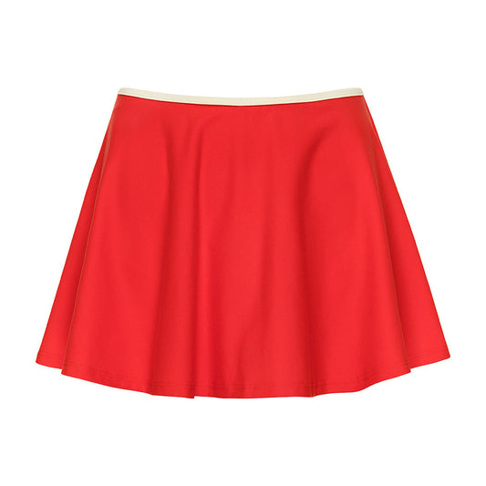 Cherry Cream Binded Ballet Skirt