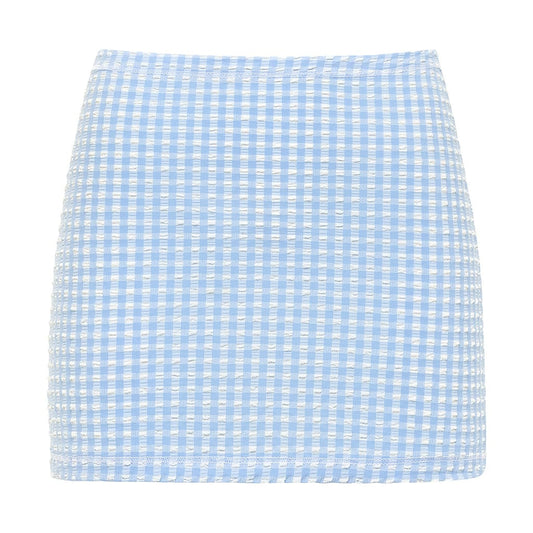 Peri Micro Gingham Micro Skirt
