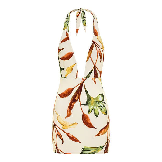 Rooted Floral Tropez Mini Dress