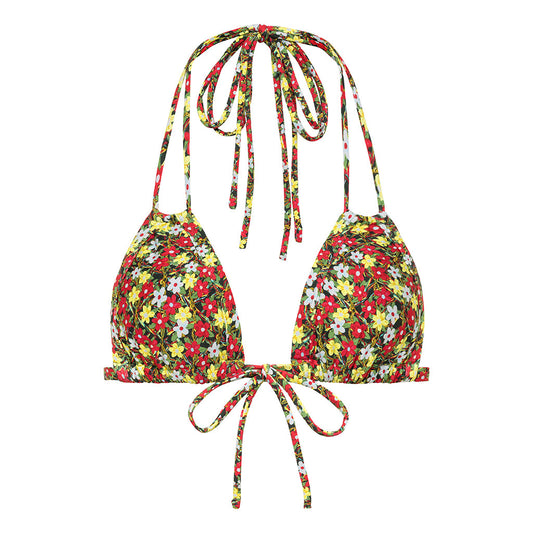 Sienna Floral Euro Bow Bikini Top