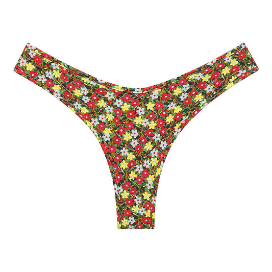 Sienna Floral Added Coverage Lulu Bikini Bottom