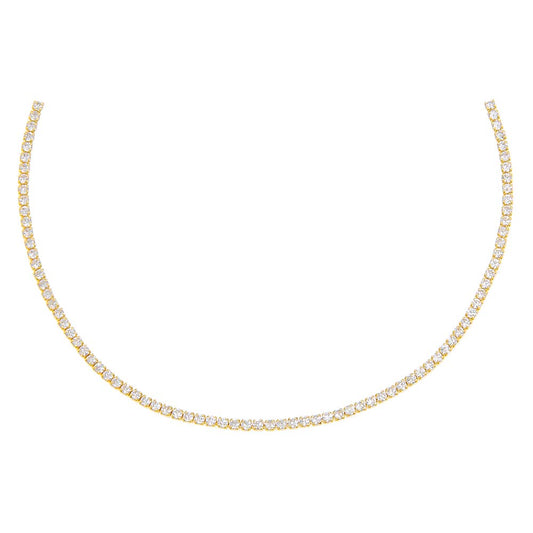 Thin Tennis Choker (Gold)