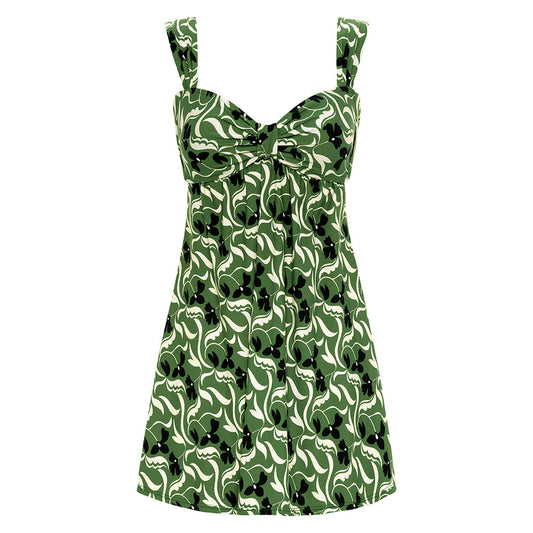 Veronica Floral Devin Short Slip Dress