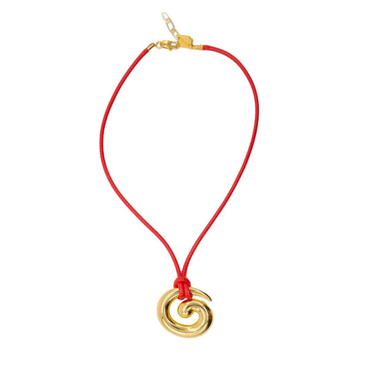 Gold Swirl Necklace