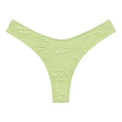 Avo Floral Added Coverage Lulu (Zig-Zag Stitch) Bikini Bottom