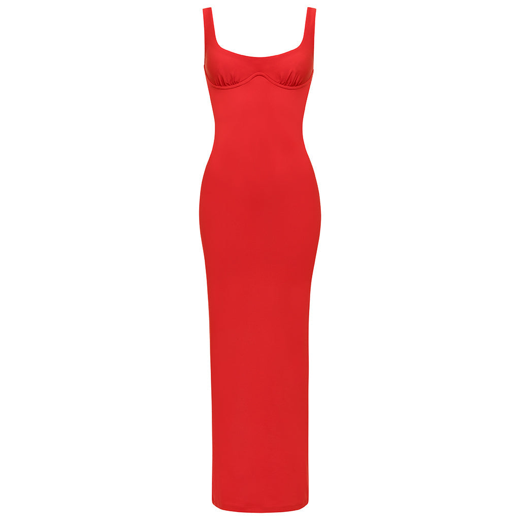 Cherry Kaia Long Dress