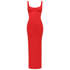 Cherry Kaia Long Dress