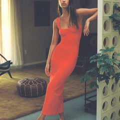 Cherry Kaia Long Dress