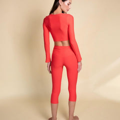 Cherry Zoe Capri Legging