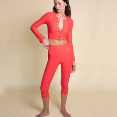 Cherry Zoe Capri Legging
