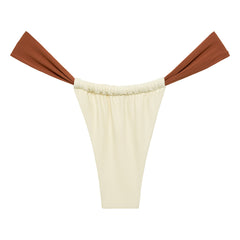Oat Terracotta Binded Sandra Bikini Bottom