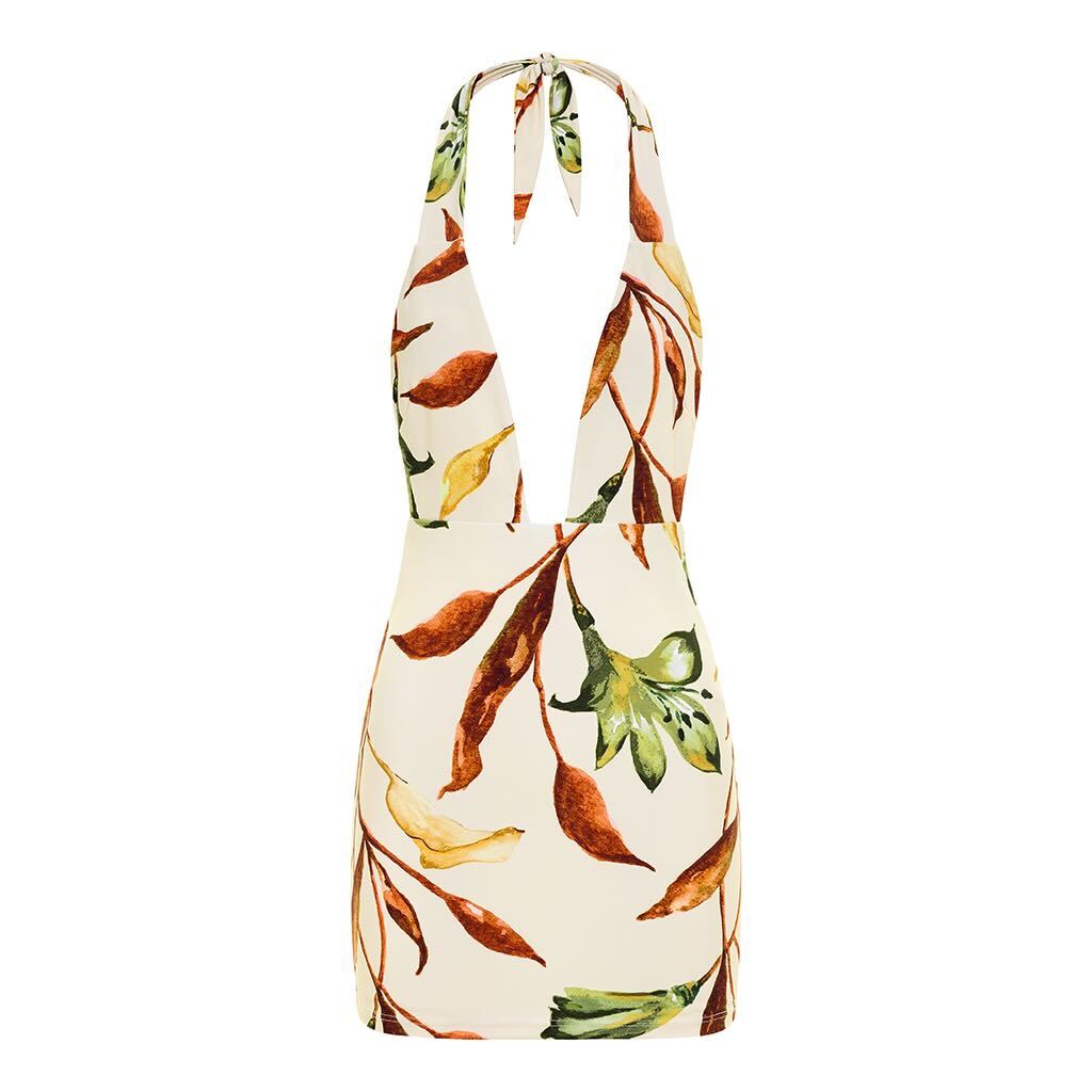 Rooted Floral Tropez Mini Dress