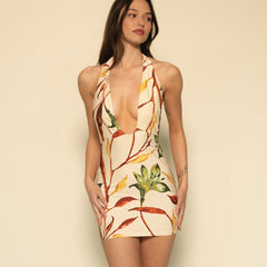 Rooted Floral Tropez Mini Dress