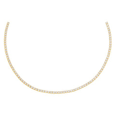 Thin Tennis Choker (Gold)